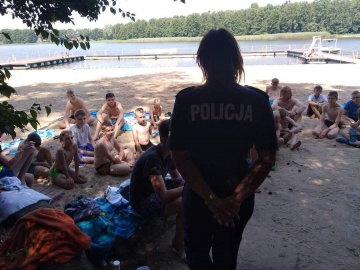 Konińscy policjanci kontrolowali miejsca letniego wypoczynku