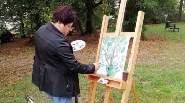 Pejzaże wyobraźni, czyli plener malarski w radolińskim parku