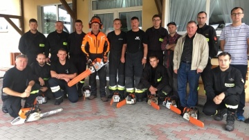 Kurs pilarzy dla strażaków - ochotników z powiatu słupeckiego