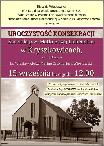 Kryszkowice. Poświęcenie nowego kościoła w pobliżu odkrywki
