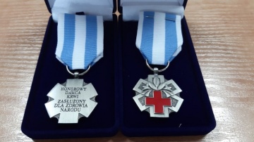 Konin. Policjanci wyróżnieni odznaką honorowego dawcy krwi