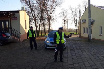 Policyjna kontrola na drogach w gminach: Sompolno i Wierzbinek