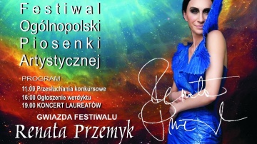 Festiwal piosenki artystycznej w Ślesinie. Wystąpi Renata Przemyk