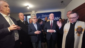 Nowe biuro nowego posła Z. Hoffmanna. Poświęcone i otwarte