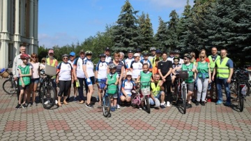 Po raz pierwszy rodzinny rajd rowerowy przejechał wokół Lichenia