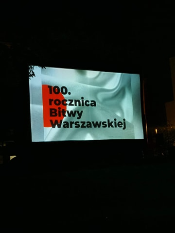 Konin. Kino plenerowe w setną rocznicę Bitwy Warszawskiej