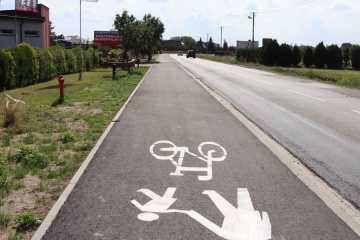 Rzgów. Ciąg pieszo-rowerowy już dostępny dla mieszkańców