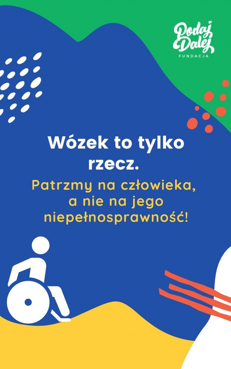 Wózek to tylko rzecz. Materiał edukacyjny konińskiej fundacji