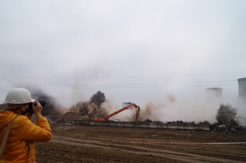 Komin elektrowni Adamów zniknął z krajobrazu pow. tureckiego