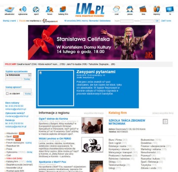 Litery LM zastąpiły granatowego konika w logo naszego portalu