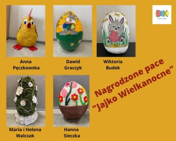 Golina. Wielkanocne ozdoby mieszkańców przed domem kultury