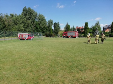 Śmigłowiec LPR wylądował w Kleczewie. Brakowało karetek