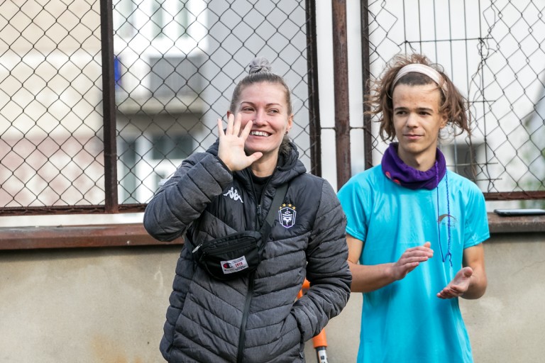 Rozegrali mecz przy Restart Labie. Do gry zapraszają też prezydenta