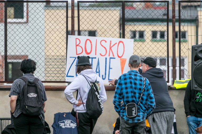 Rozegrali mecz przy Restart Labie. Do gry zapraszają też prezydenta