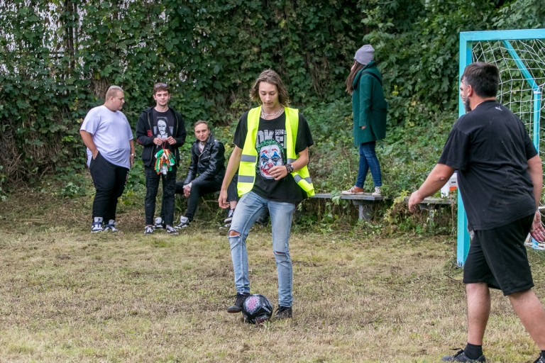 Rozegrali mecz przy Restart Labie. Do gry zapraszają też prezydenta