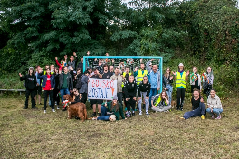 Rozegrali mecz przy Restart Labie. Do gry zapraszają też prezydenta