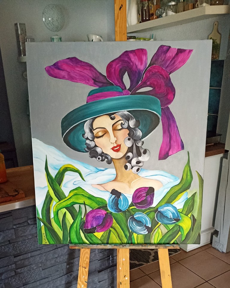 Taka kolorowa Beata Włodara i jej malarstwo od serca