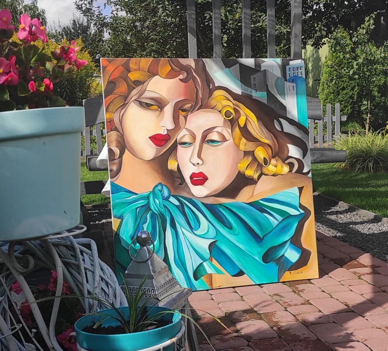 Taka kolorowa Beata Włodara i jej malarstwo od serca