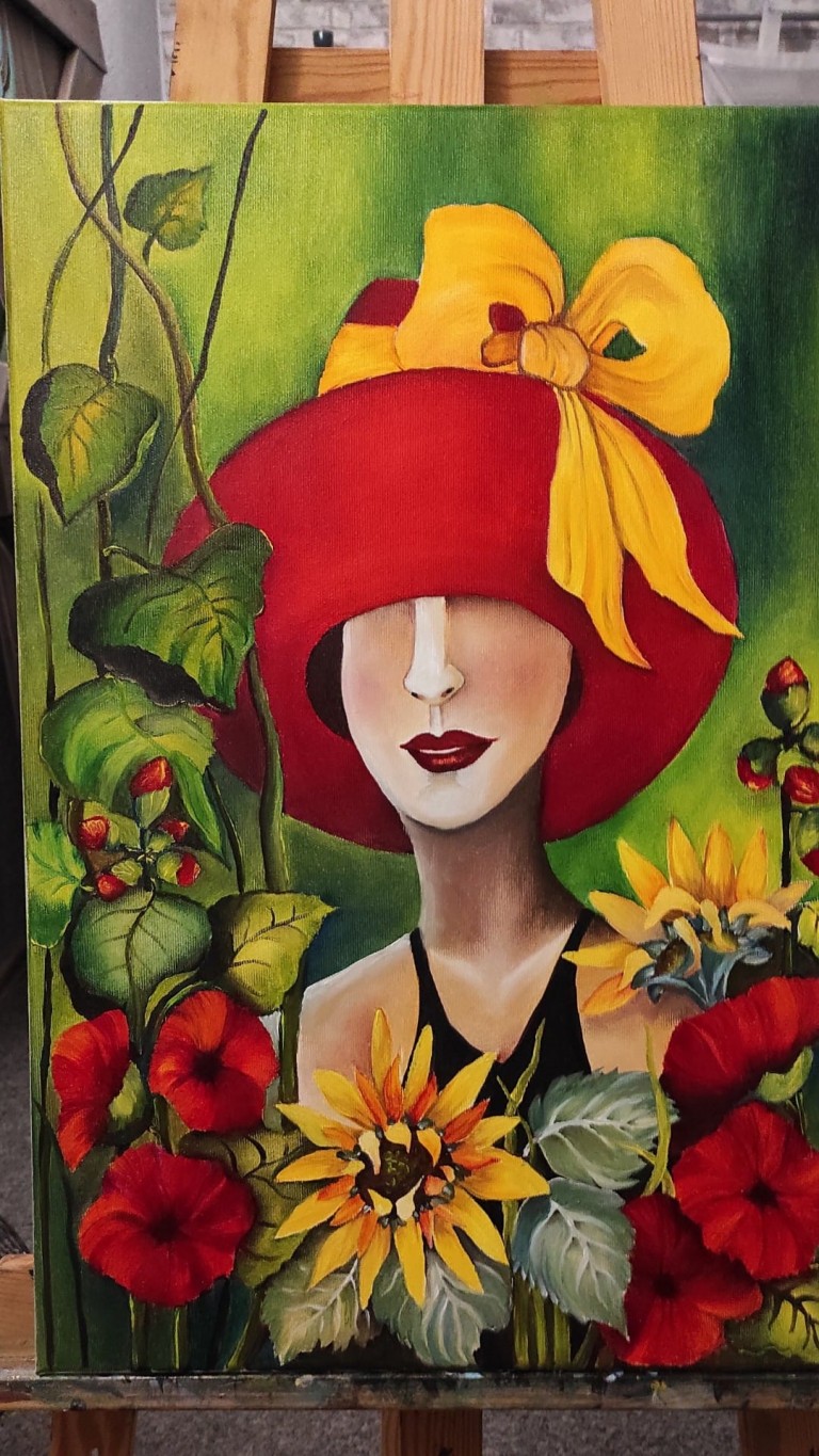 Taka kolorowa Beata Włodara i jej malarstwo od serca