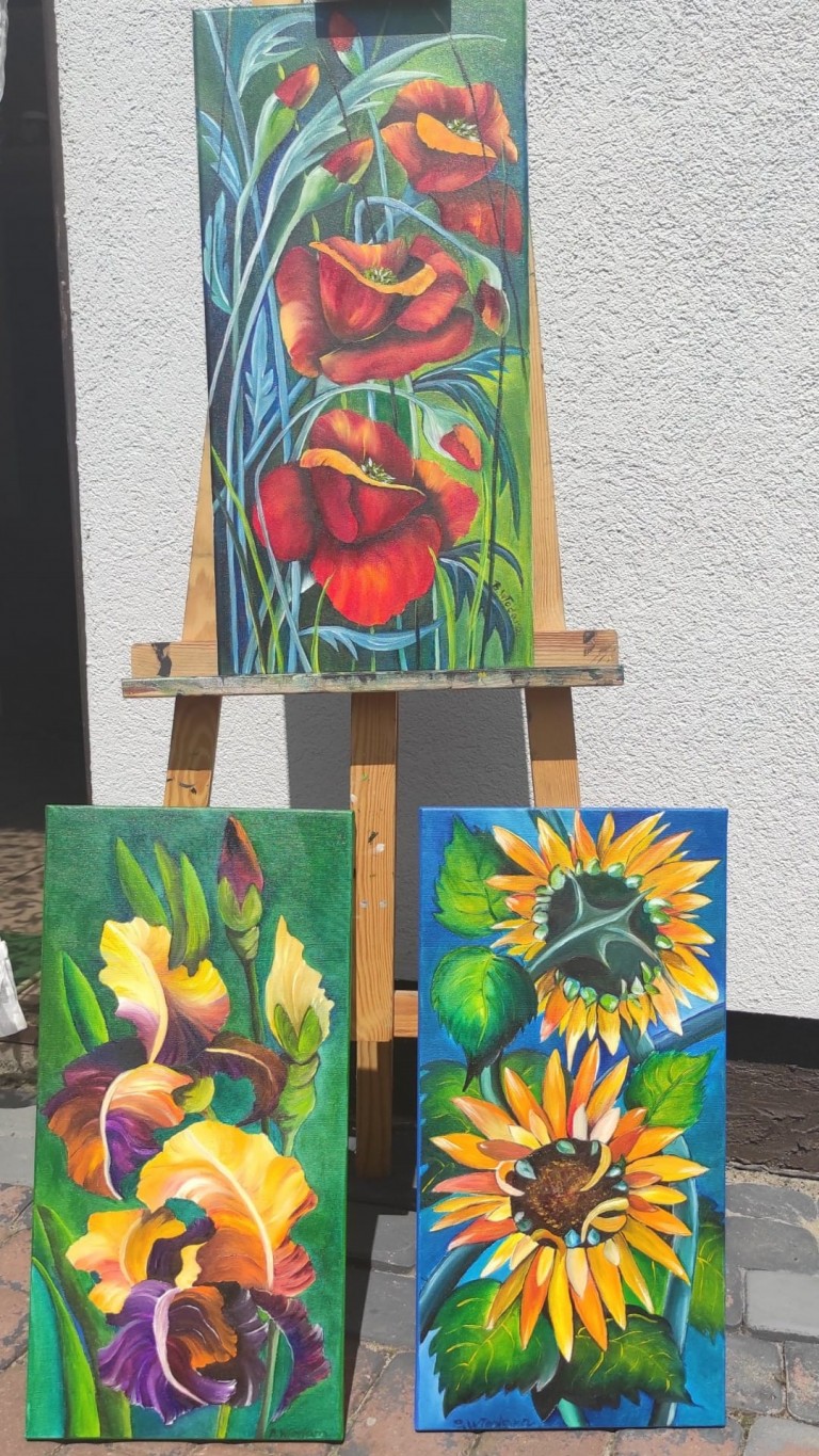 Taka kolorowa Beata Włodara i jej malarstwo od serca