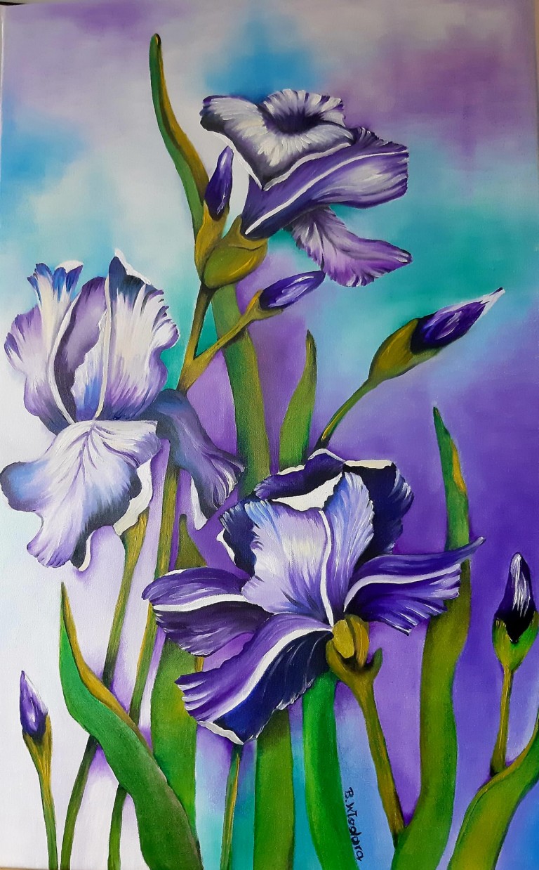 Taka kolorowa Beata Włodara i jej malarstwo od serca