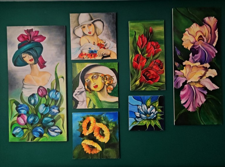 Taka kolorowa Beata Włodara i jej malarstwo od serca