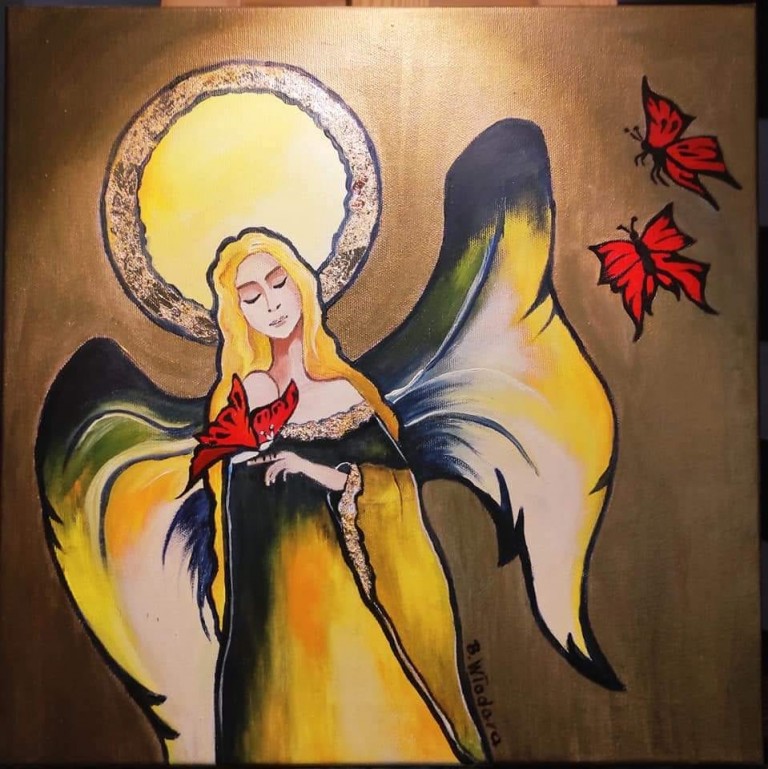 Taka kolorowa Beata Włodara i jej malarstwo od serca