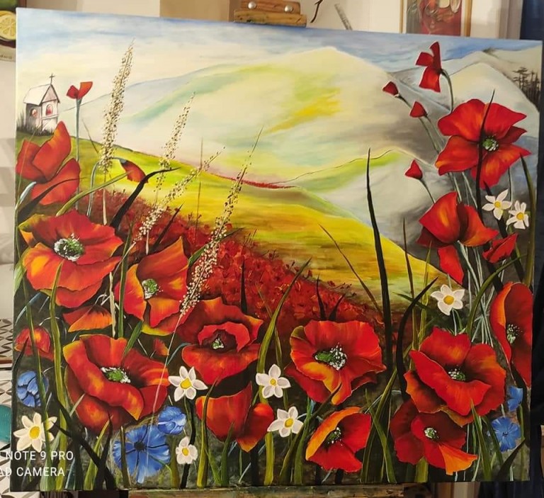 Taka kolorowa Beata Włodara i jej malarstwo od serca