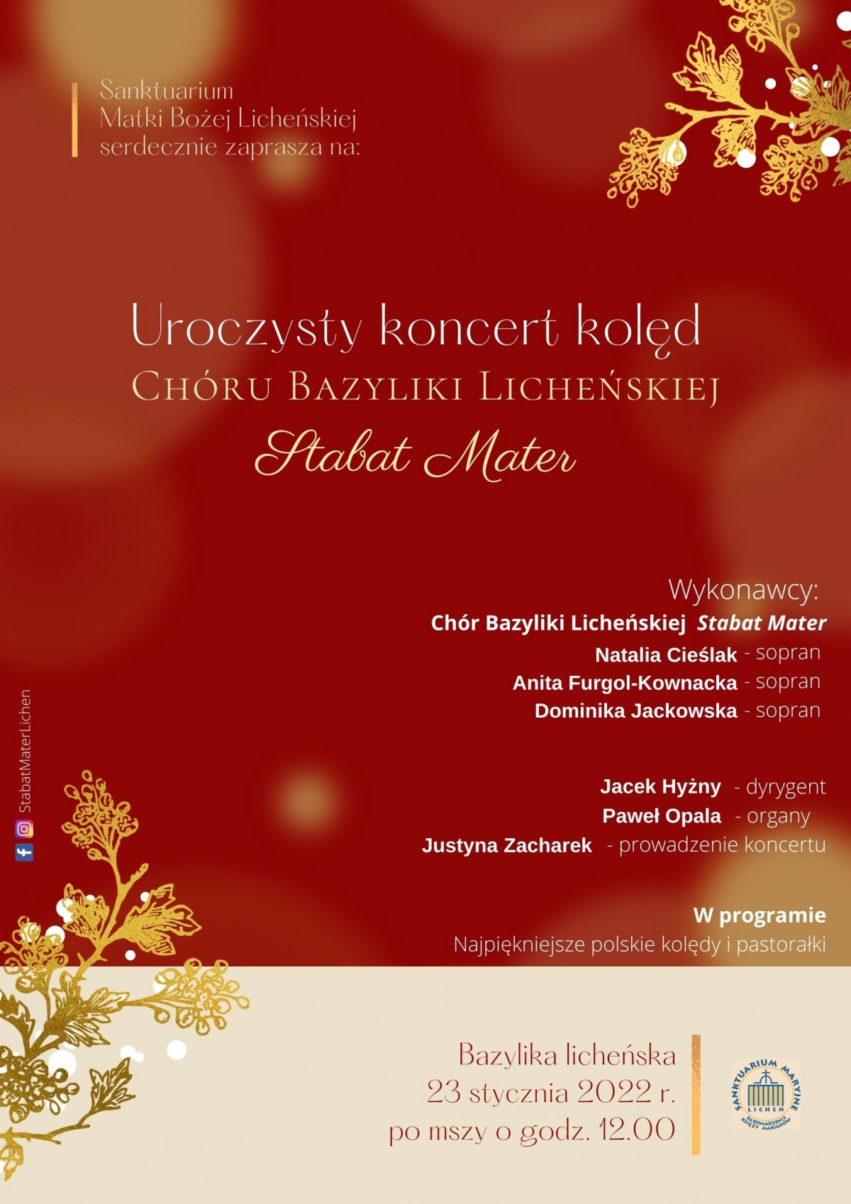 Cykl koncertów świąteczno - noworocznych w licheńskiej bazylice