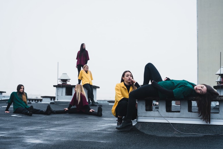 Koniński Teatr Tańca wystąpił na dachach swojego miasta