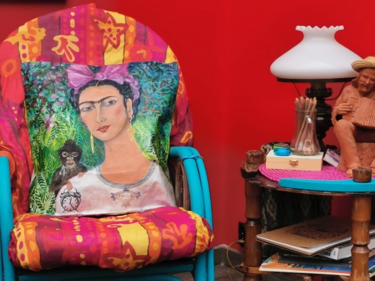 Z miłości do Fridy powstał salonik. Krysia Ruminkiewicz w swoim świecie