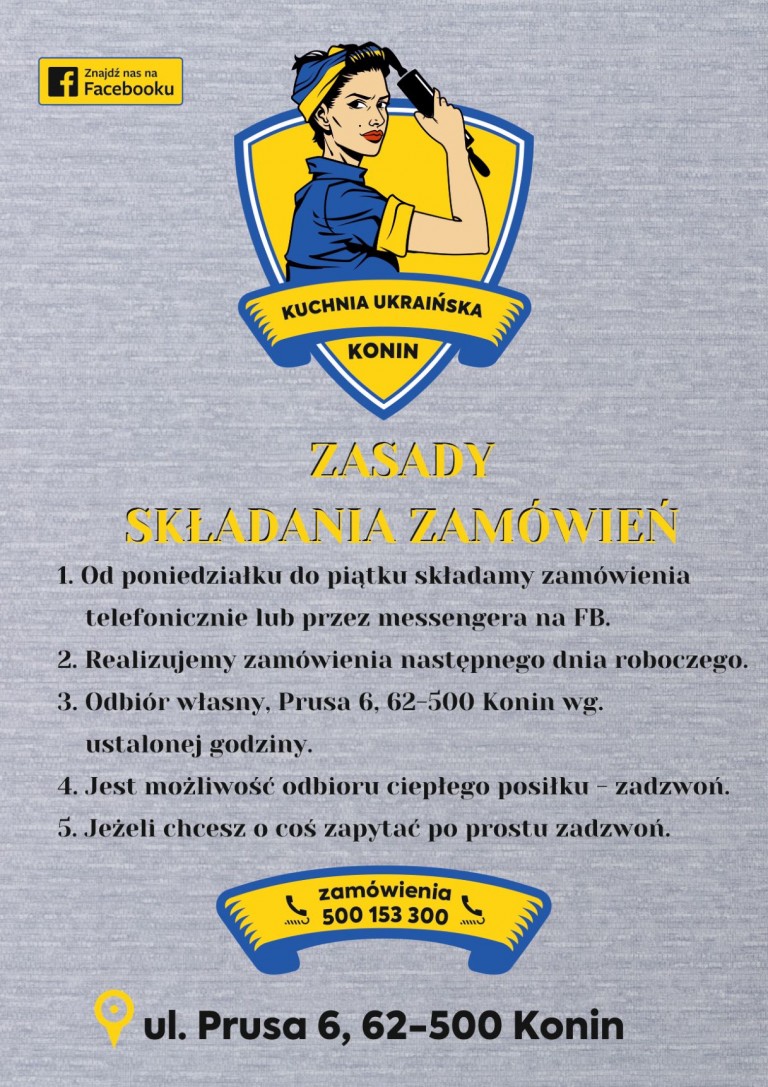 Gotują z potrzeby serca. Ukraińskich smaków można spróbować w Koninie
