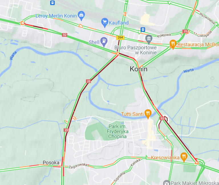 Uwaga! Zablokowana autostrada