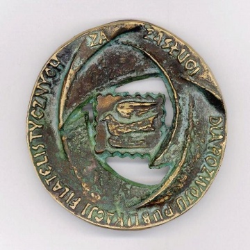 Medal za książkę o konińskiej poczcie