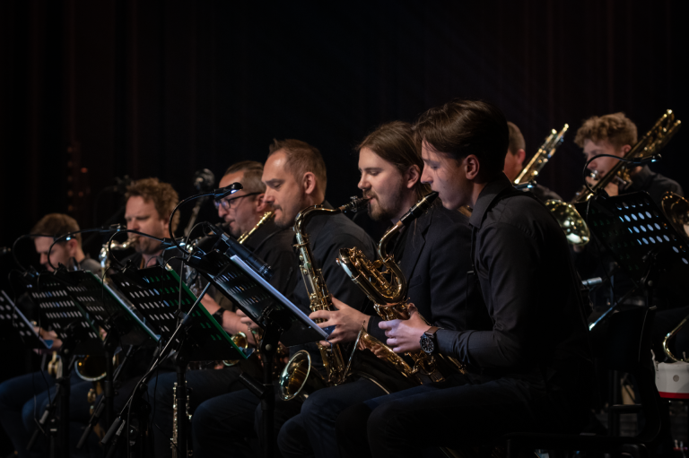 Zadowoleni artyści i usatysfakcjonowana publiczność podczas festiwalu Jazzonalia