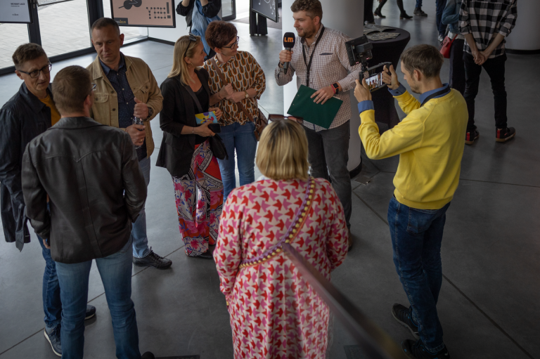 Zadowoleni artyści i usatysfakcjonowana publiczność podczas festiwalu Jazzonalia