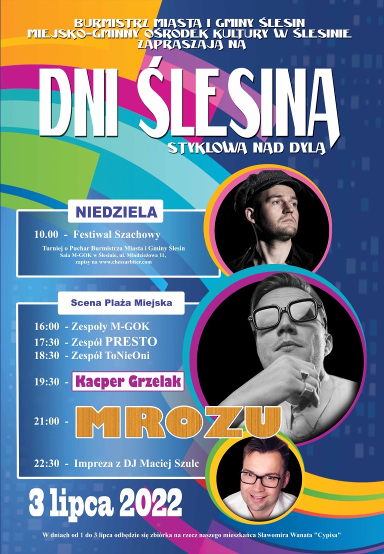 Po pandemicznej przerwie wracają Dni Ślesina! Będzie się działo!