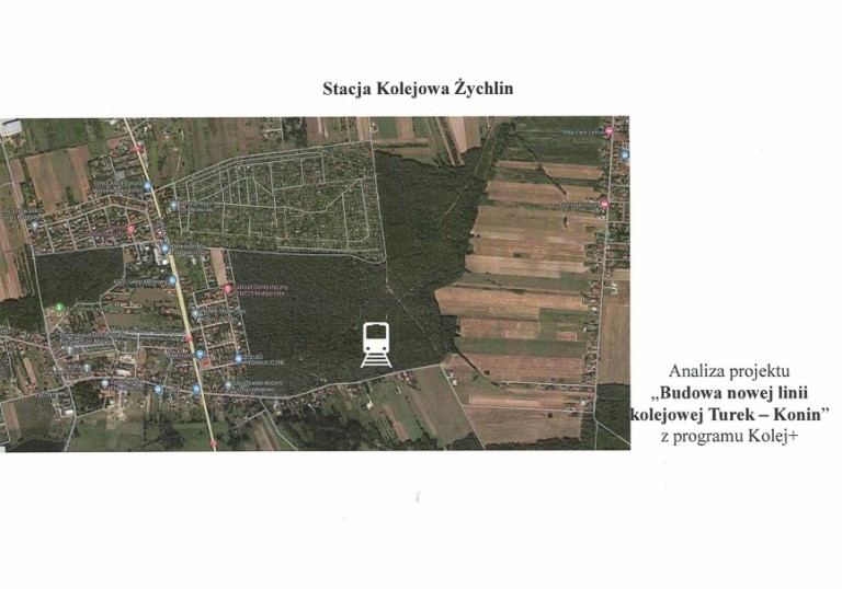 Zebrali 1300 podpisów, nie chcą kolei przez Konin. Proponują inne rozwiązanie