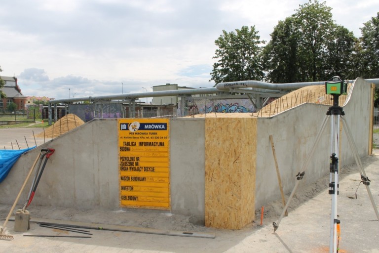 Turek. Powstaje nowy skatepark za ponad milion złotych