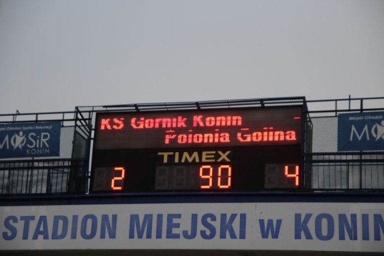 Hat-trick „Badiego”, derby dla Polonii Golina. Porażki Polonusa i Olimpii