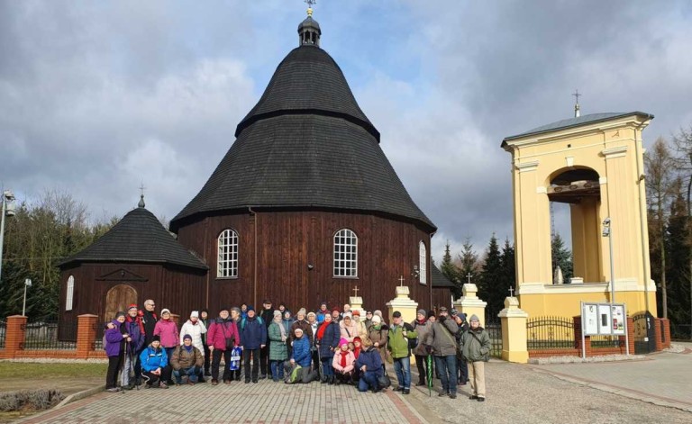 Wyszyna przywitała turystów z Konina. Na Spacerze Walentynkowym