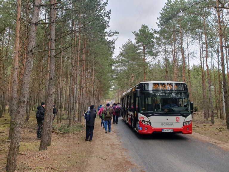 Wyszyna przywitała turystów z Konina. Na Spacerze Walentynkowym