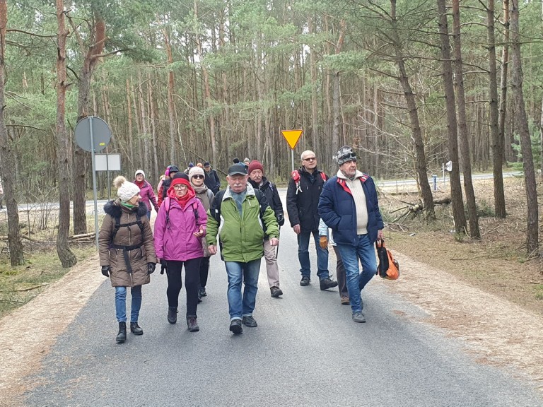 Wyszyna przywitała turystów z Konina. Na Spacerze Walentynkowym