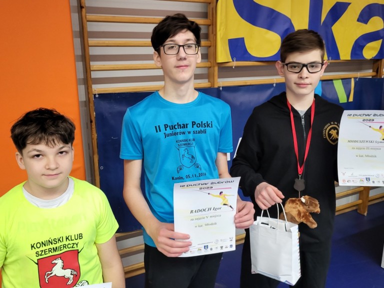 Dwa medale KKSz Konin w Pucharze Żubrów