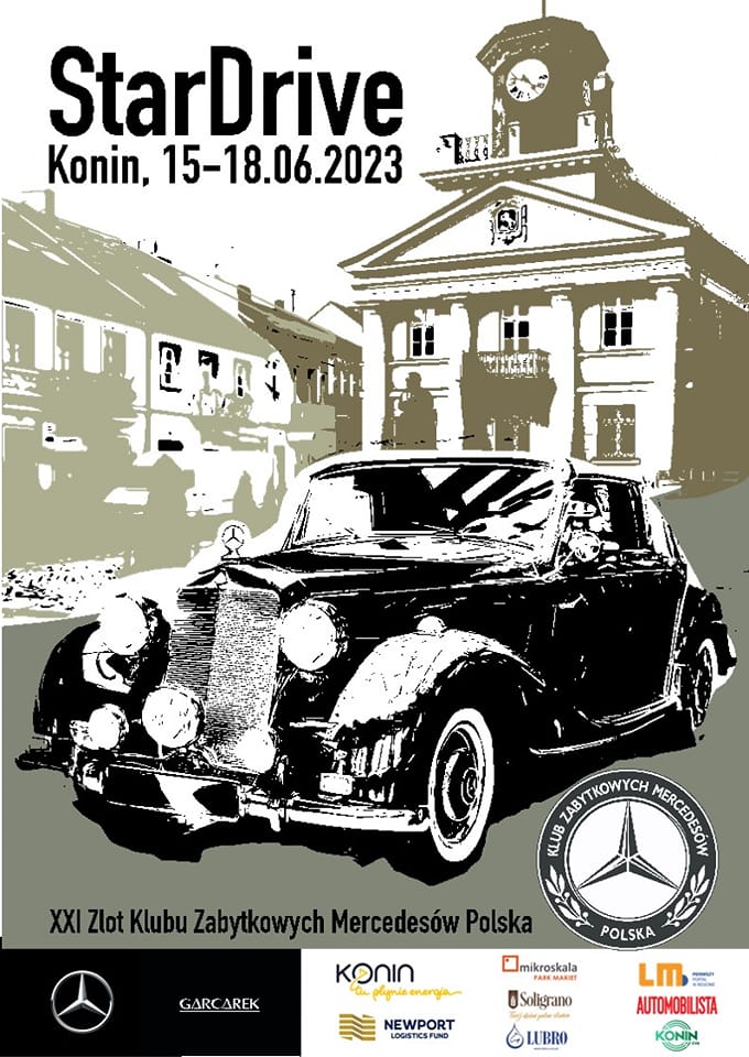 Rajd i konkurs elegancji. Zlot Klubu Zabytkowych Mercedesów w Koninie