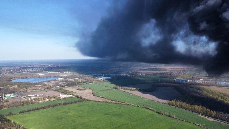 Pożar składowiska opon. Jest apel Urzędu Miasta i ochrony środowiska