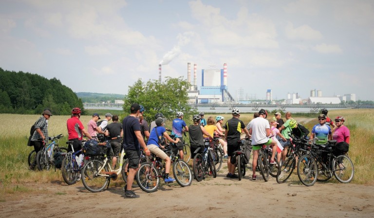 Kopalnia historii. Rowerzyści na szlaku byłej odkrywki Pątnów