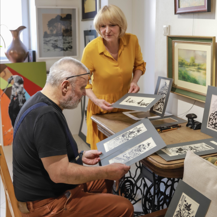 Złote gody w świecie sztuki. Wernisaż i benefis Danuty i Henryka Drzewieckich