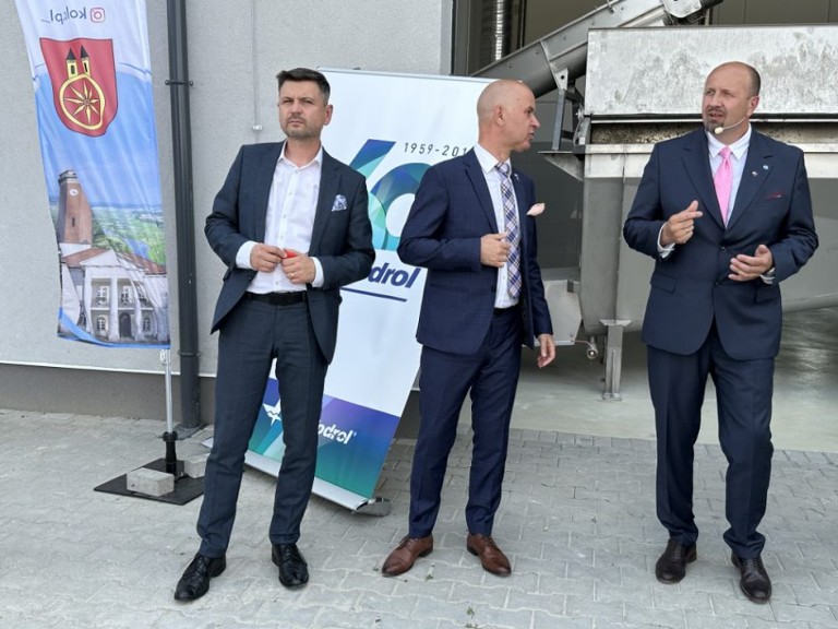 To nie film. Reżyser Krzysztof Zanussi na otwarciu oczyszczalni ścieków