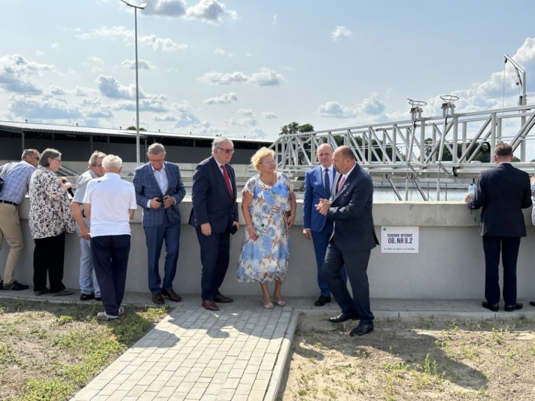 To nie film. Reżyser Krzysztof Zanussi na otwarciu oczyszczalni ścieków